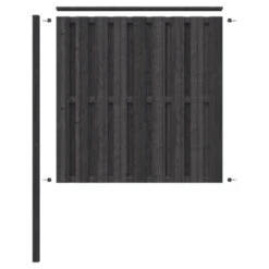 Schutting Volgpakket Tuinscherm Royal Antraciet Ca. 1,9 Meter Lang -Huishoudelijke Artikelen Korting 123 1007