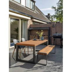 Tafel Milos Eucalyptushout -Huishoudelijke Artikelen Korting 123 1040