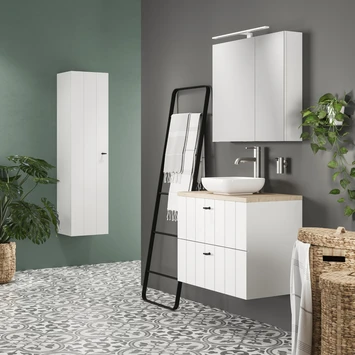 Tiger Spiegelverlichting Ancis Wit 60cm 6 Tiger Spiegelverlichting Ancis Wit 60cm - Afbeelding 4