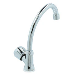 Handson Fonteinkraan Thomas C-uitloop Met Draaiknop Chroom -Huishoudelijke Artikelen Korting 123 1146