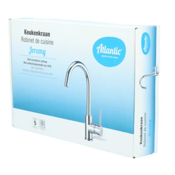 Atlantic Keukenkraan Jeremy Met Hendel Chroom 14 Atlantic Keukenkraan Jeremy Met Hendel Chroom - Afbeelding 12