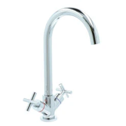 Aqualino Keukenkraan Ceronda 2-knops Chroom -Huishoudelijke Artikelen Korting 123 1316