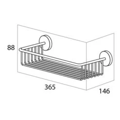 Handson Wandkorf Smart RVS 8 Handson Wandkorf Smart RVS -Huishoudelijke Artikelen Korting 123 1368