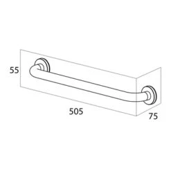 Handson Wandkorf Smart RVS 9 Handson Wandkorf Smart RVS -Huishoudelijke Artikelen Korting 123 1369