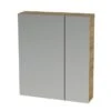 TIGER S-line Spiegelkast 60cm Chalet Eiken -Huishoudelijke Artikelen Korting 123 1376