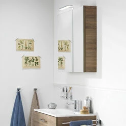 TIGER S-line Spiegelkast 60cm Chalet Eiken -Huishoudelijke Artikelen Korting 123 1380