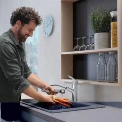 Hansgrohe Keukenkraan Focus M43 Met Hendel En Uittrekbare Sproeikop Chroom 150 -Huishoudelijke Artikelen Korting 123 1442