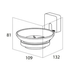 Tiger Zeepbakje Impuls Hangend RVS -Huishoudelijke Artikelen Korting 123 1456