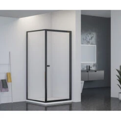Atlantic Roan Douchewand En -deur 90x90x190cm Zwart -Huishoudelijke Artikelen Korting 123 1469