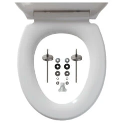 Tiger WC Bril Speckels Duroplast Zwart-wit 12 Tiger WC Bril Speckels Duroplast Zwart-wit -Huishoudelijke Artikelen Korting 123 1476