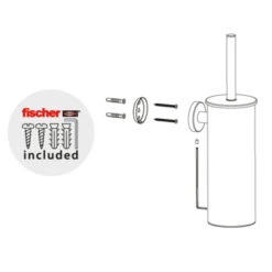 Marho Toiletborstelhouder Luxor Gun Metal 11 Marho Toiletborstelhouder Luxor Gun Metal -Huishoudelijke Artikelen Korting 123 1523