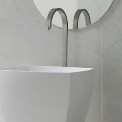 Wandtegel Aspen Marmer Wit/Grijs 25x33 Cm 1,5 M² -Huishoudelijke Artikelen Korting 123 1554