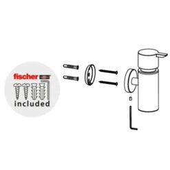 Marho Zeepdispenser Luxor Gun Metal -Huishoudelijke Artikelen Korting 123 1572