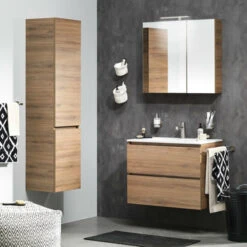 Tiger Karlo Badkamermeubel 60 Cm Chalet Eiken Met Wastafel Hoogglans Wit 19 Tiger Karlo Badkamermeubel 60 Cm Chalet Eiken Met Wastafel Hoogglans Wit -Huishoudelijke Artikelen Korting 123 1593