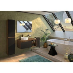 Atlantic By Allibert Badmeubelset Lia 90 Cm Hout En Zwart -Huishoudelijke Artikelen Korting 123 1623