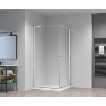 Atlantic Roan Douchewand En -deur 90x90x190cm Chroom 5 Atlantic Roan Douchewand En -deur 90x90x190cm Chroom - Afbeelding 3