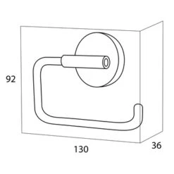 Handson Toiletrolhouder Smart Chroom 7 Handson Toiletrolhouder Smart Chroom -Huishoudelijke Artikelen Korting 123 1689
