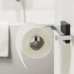 Tiger Toilethouder Zenna Chroom/Wengé -Huishoudelijke Artikelen Korting 123 1694