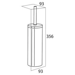 Tiger Boston Toiletborstelgarnituur RVS -Huishoudelijke Artikelen Korting 123 1701
