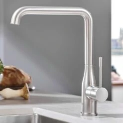 GROHE Keukenkraan Essence L-size Met Hendel Supersteel 9 GROHE Keukenkraan Essence L-size Met Hendel Supersteel -Huishoudelijke Artikelen Korting 123 1720