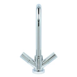 Aqualino Keukenkraan Fortore 2-knops Chroom -Huishoudelijke Artikelen Korting 123 1727