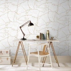 Superfresco Easy Vliesbehang Kintsugi Goud 104869 -Huishoudelijke Artikelen Korting 123 221