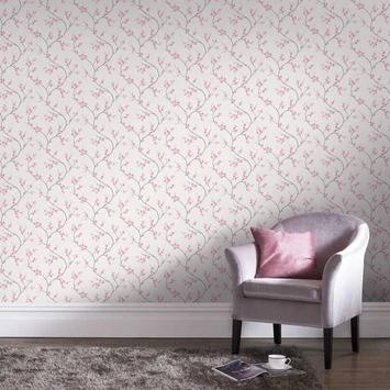 Superfresco Easy Vliesbehang Bloesem Zachtroze 100032 5 Superfresco Easy Vliesbehang Bloesem Zachtroze 100032 - Afbeelding 3