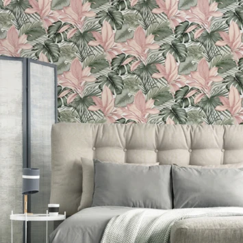 Superfresco Easy Vliesbehang Indra Wit/groen 112048 4 Superfresco Easy Vliesbehang Indra Wit/groen 112048 - Afbeelding 2