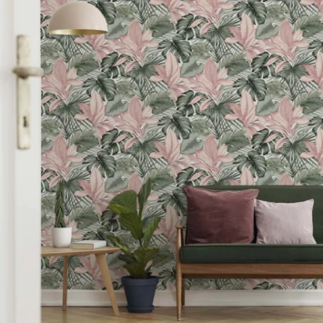 Superfresco Easy Vliesbehang Indra Wit/groen 112048 5 Superfresco Easy Vliesbehang Indra Wit/groen 112048 - Afbeelding 3