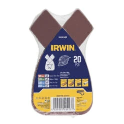 Irwin Schuurvel Voor Bosch Primo En B+D Mouse Zelfklevend K80/K120/K180/K240, 20 Stuks -Huishoudelijke Artikelen Korting 123 30