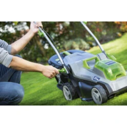 LUX 20V Accu Grasmaaier 37cm Incl. 2 Accu's 4,0Ah + Lader -Huishoudelijke Artikelen Korting 123 358