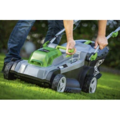 LUX 20V Accu Grasmaaier 37cm Incl. 2 Accu's 4,0Ah + Lader -Huishoudelijke Artikelen Korting 123 364