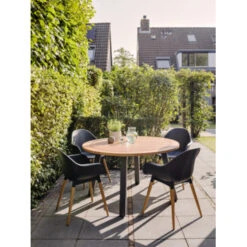 Tafel Paros Eucalyptushout -Huishoudelijke Artikelen Korting 123 450