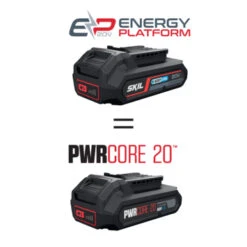 SKIL 20V Grasmaaier 0130BA Brushless 34cm + 2 Accu's 2,0Ah + Snellader -Huishoudelijke Artikelen Korting 123 556