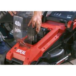 SKIL 20V Grasmaaier 0130BA Brushless 34cm + 2 Accu's 2,0Ah + Snellader -Huishoudelijke Artikelen Korting 123 558