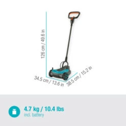 Gardena 18V Grasmaaier HandyMower 22cm Incl. 2,5Ah Accu + Lader -Huishoudelijke Artikelen Korting 123 566
