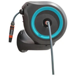 Gardena Wandslangenbox Roll-up 20 Meter Grijs Blauw -Huishoudelijke Artikelen Korting 123 694