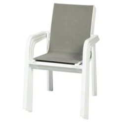 Stapelstoel Valencia Wit -Huishoudelijke Artikelen Korting 123 738