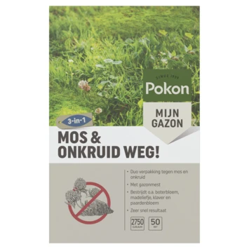 Pokon Mos En Onkruid Weg! Gazonherstel 2,75 Kg 3 Pokon Mos En Onkruid Weg! Gazonherstel 2,75 Kg