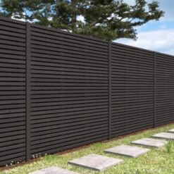 Schutting Andalusië Ca.180x180cm Zwart -Huishoudelijke Artikelen Korting 123 832