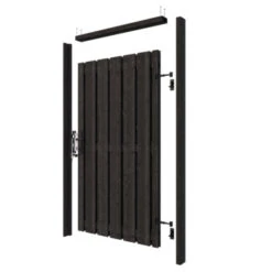 Poortpakket Antraciet Op Metalen Frame -Huishoudelijke Artikelen Korting 123 855