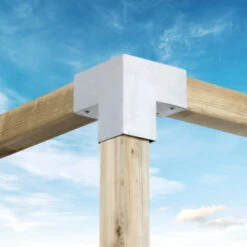 Paalverbinder Voor Pergola Hoekstuk 3-kants 7x7 Cm Gegalvaniseerd -Huishoudelijke Artikelen Korting 123 858