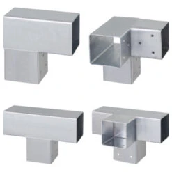 Paalverbinder Voor Pergola Hoekstuk 3-kants 7x7 Cm Gegalvaniseerd -Huishoudelijke Artikelen Korting 123 859