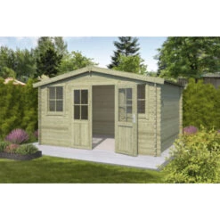 Tuinhuis Dalton 376x292 Geïmpregneerd -Huishoudelijke Artikelen Korting 123 930