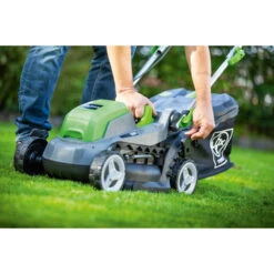 LUX 20V Accu Grasmaaier 33cm Incl. 2 Accu's 4,0Ah + Lader -Huishoudelijke Artikelen Korting 123 946