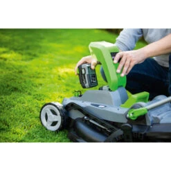 LUX 20V Accu Grasmaaier 33cm Incl. 2 Accu's 4,0Ah + Lader -Huishoudelijke Artikelen Korting 123 948