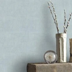 Superfresco Easy Vliesbehang Extra Breed Linnen Uni Met Glans Blauw (102376) -Huishoudelijke Artikelen Korting 123 97